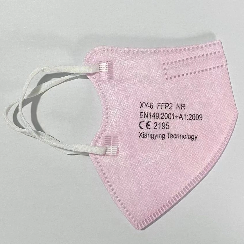 Disposable En149 FFP2 Nr Mask for Kids Filtering Half Mask 5ply Foldable Earloop Respirator CE2195